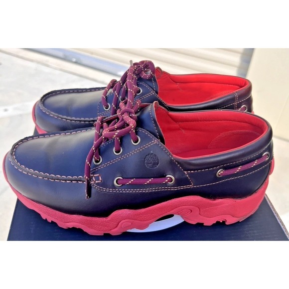 Timberland boat shoe C61 size 10.5 M/M TB OA2HFS 214 Medium Brown Nubuck - Picture 5 of 9